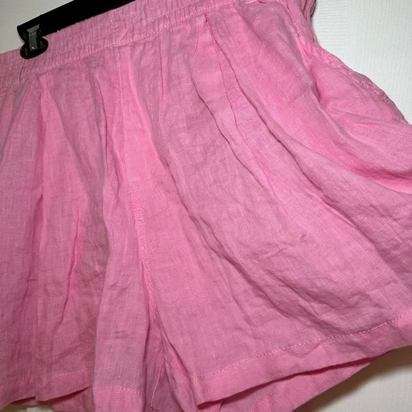 Zara High Waist Pink Women's Shorts - Picture 3 of 6